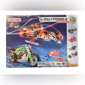 Meccano Erector Multimodels‎ Motorized Building Set ~ Builds 35 Models NEW